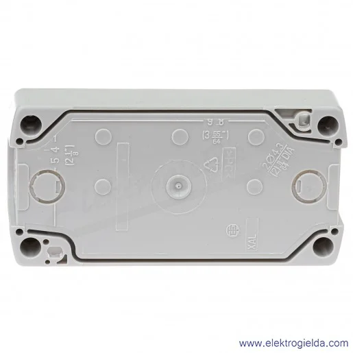 Kaseta pusta XALD03 3 otworowa fi 22mm, ciemnoszara Kaseta pusta XALD03 3 otworowa fi 22mm, ciemnoszara