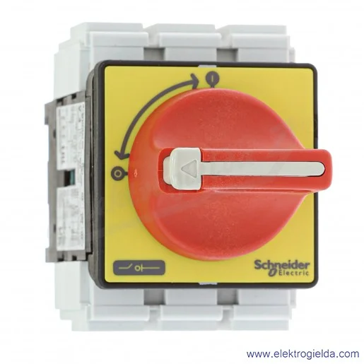 Rozłącznik główny VCF4 bezpieczeństwa 80A, 30kW, montaż na drzwi Rozłącznik główny VCF4 bezpieczeństwa 80A, 30kW, montaż na drzwi