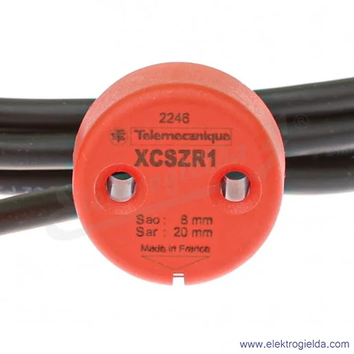 Łącznik kodowany magnetycznie XCSDMR5912 1NC+1NO, 24V DC, LED, kabel 2m