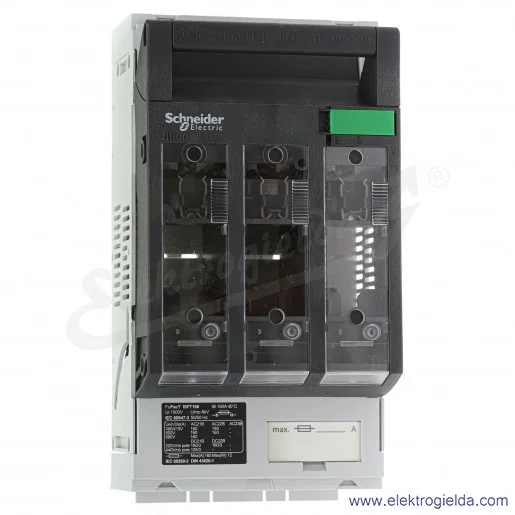 Rozłącznik mocy LV480801 Fupact ISFT160FPAV 3P, M8 Rozłącznik mocy LV480801 Fupact ISFT160FPAV 3P, M8