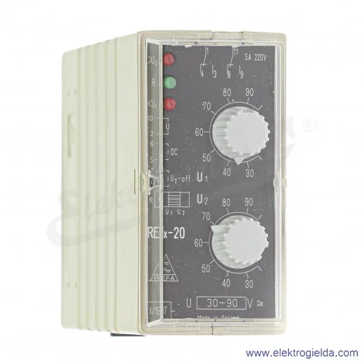 Przekaźnik pomiarowy 718-000-00-021, REX-20, 30-90VAC/DC, 2 tryby pracy Przekaźnik pomiarowy 718-000-00-021, REX-20, 30-90VAC/DC, 2 tryby pracy