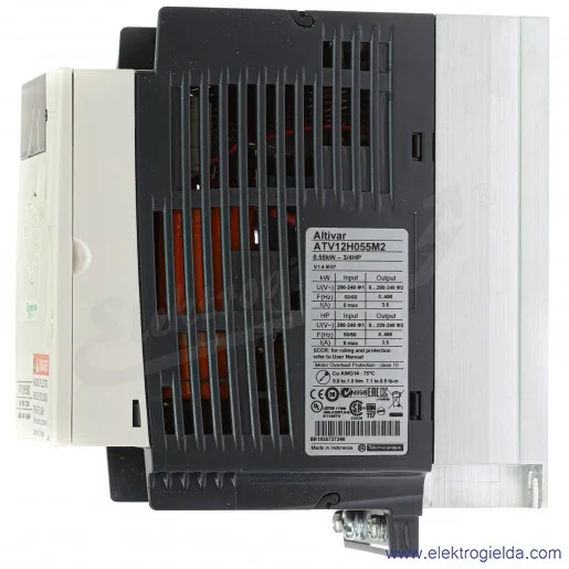 Falownik ATV12H055M2 Altivar 12 0.55KW 1x240V Falownik ATV12H055M2 Altivar 12 0.55KW 1x240V