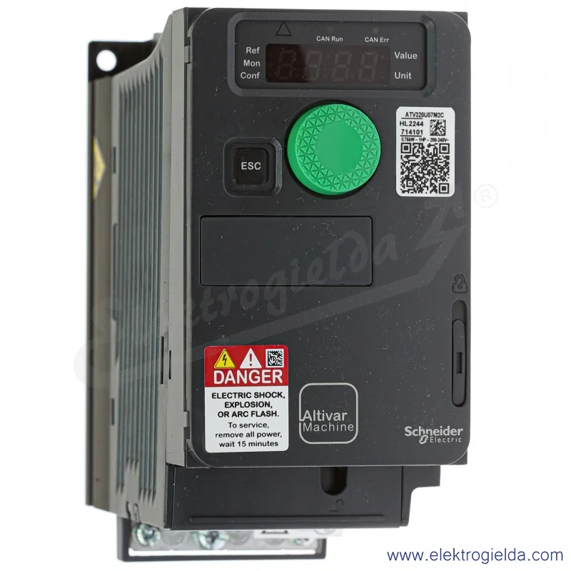 Falownik ATV320U07M2C Altivar ATV320, Kompakt 0,7kW, 1x200/240V Falownik ATV320U07M2C Altivar ATV320, Kompakt 0,7kW, 1x200/240V