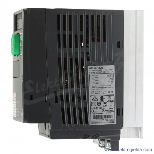 Falownik ATV320U04M2C Altivar ATV320, Kompakt 0,37kW, 1x200/240V, 3.3A Falownik ATV320U04M2C Altivar ATV320, Kompakt 0,37kW, 1x200/240V, 3.3A