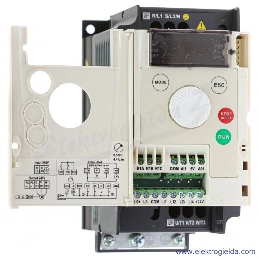 Falownik ATV12H075M2 Altivar 12, 0.75KW, 1x240V Falownik ATV12H075M2 Altivar 12, 0.75KW, 1x240V