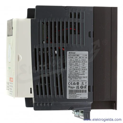 Falownik ATV12H075M2 Altivar 12, 0.75KW, 1x240V Falownik ATV12H075M2 Altivar 12, 0.75KW, 1x240V