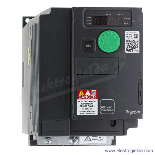 Falownik ATV320U22M2C Altivar ATV320, Kompakt 2,2kW, 1x200/240V Falownik ATV320U22M2C Altivar ATV320, Kompakt 2,2kW, 1x200/240V