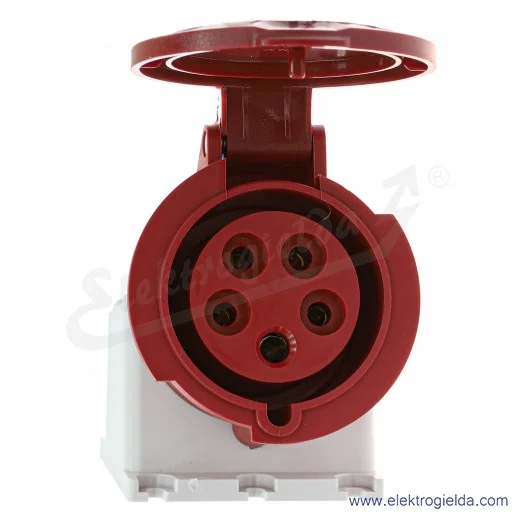 Gniazdo stałe 23397, Eco 5X32, 400V, natynkowe, IP44 Gniazdo stałe 23397, Eco 5X32, 400V, natynkowe, IP44