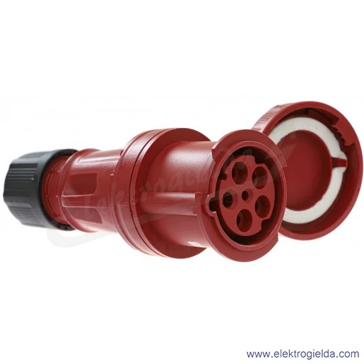 Gniazdo przenośne 24305, Eco 5X63, 400V, na przewód, IP67 Gniazdo przenośne 24305, Eco 5X63, 400V, na przewód, IP67