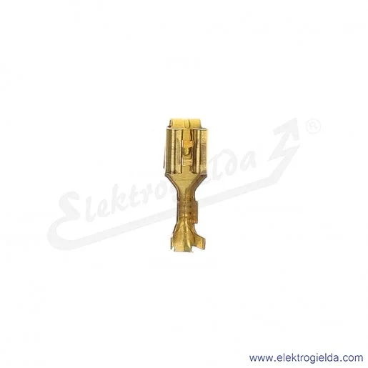 Nasuwka konektorowa E10KN-01030200101 NW 4,8-1/0,8 NC z odgałęzieniem, mosiężne, 100szt Nasuwka konektorowa E10KN-01030200101 NW 4,8-1/0,8 NC z odgałęzieniem, mosiężne, 100szt