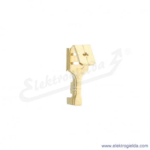 Nasuwka konektorowa E10KN-01030200301 NW 6,3-1/0,8 NC z odgałęzieniem mosiężna, 100szt Nasuwka konektorowa E10KN-01030200301 NW 6,3-1/0,8 NC z odgałęzieniem mosiężna, 100szt