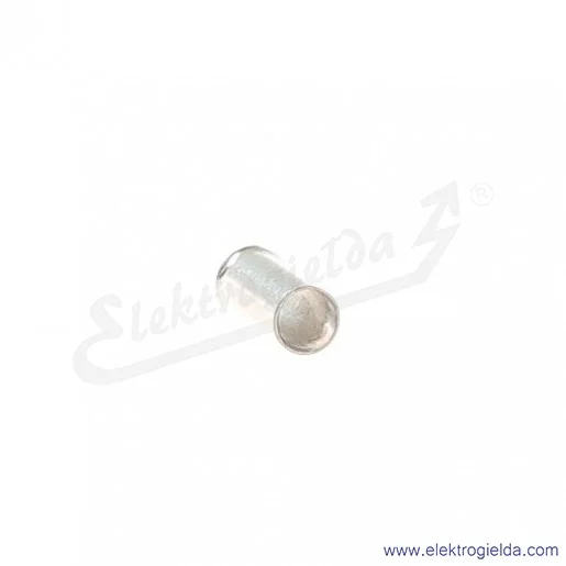 Końcówki tulejkowe E08KH-01010108200 H 1/10 bez izolacji, miedziane cynowane, 1000szt Końcówki tulejkowe E08KH-01010108200 H 1/10 bez izolacji, miedziane cynowane, 1000szt