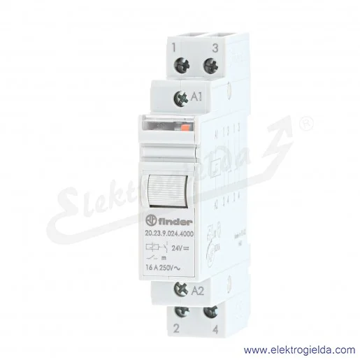 Przekaźnik impulsowy 202390244000, 2023.9.024.4000, 2P, 24VDC, 1NO1NC Przekaźnik impulsowy 202390244000, 2023.9.024.4000, 2P, 24VDC, 1NO1NC