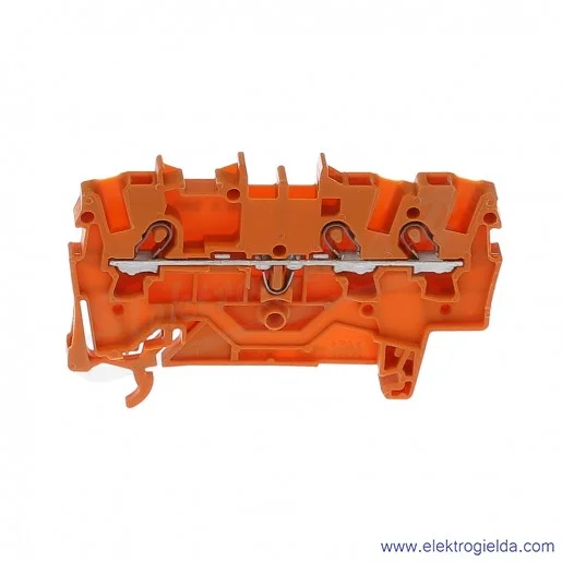 Złączka sprężynowa 2001-1302 1,5mm2 3-przewodowa, pomarańczowa TopJob S Złączka sprężynowa 2001-1302 1,5mm2 3-przewodowa, pomarańczowa TopJob S