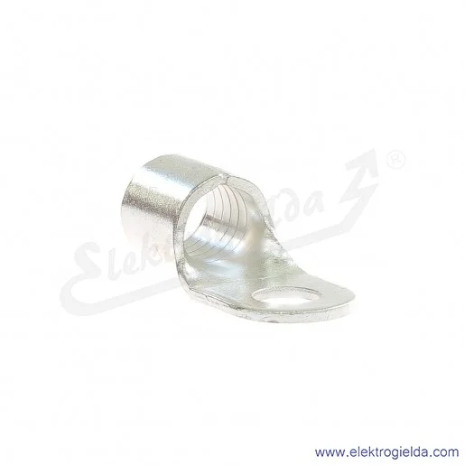 Końcówka oczkowa 70/10 wykonana z blachy miedzianej cynowanej galwanicznie Końcówka oczkowa 70/10 wykonana z blachy miedzianej cynowanej galwanicznie