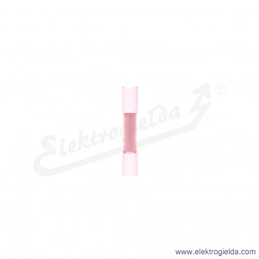 Końcówki łączące E09KO-02070100101, KLIT 1, 0,75-1mm2, w izolacji termokurczliwej czerwonej, 100szt Końcówki łączące E09KO-02070100101, KLIT 1, 0,75-1mm2, w izolacji termokurczliwej czerwonej, 100szt
