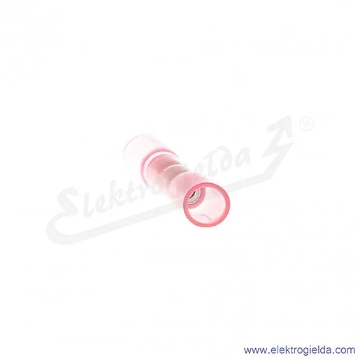 Końcówki łączące E09KO-02070100101, KLIT 1, 0,75-1mm2, w izolacji termokurczliwej czerwonej, 100szt Końcówki łączące E09KO-02070100101, KLIT 1, 0,75-1mm2, w izolacji termokurczliwej czerwonej, 100szt