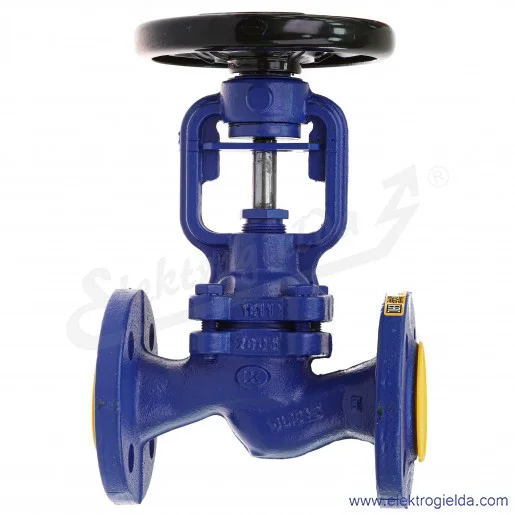 Zawór zaporowy mieszkowy zetkama 234 DN20 PN16 Zawór zaporowy mieszkowy zetkama 234 DN20 PN16