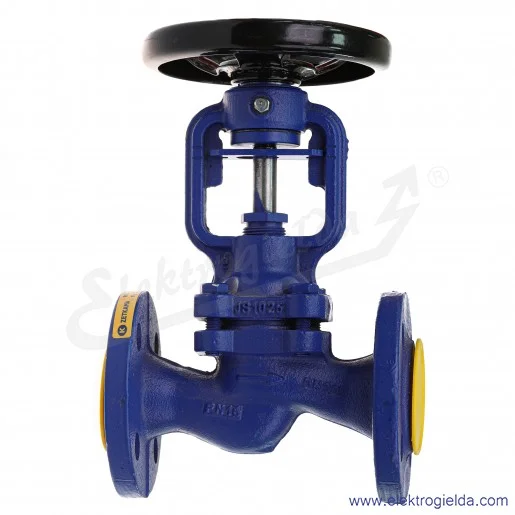 Zawór zaporowy mieszkowy zetkama 234 DN20 PN16 Zawór zaporowy mieszkowy zetkama 234 DN20 PN16
