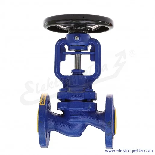 Zawór zaporowy mieszkowy Zetkama 234 DN15 PN16 Zawór zaporowy mieszkowy Zetkama 234 DN15 PN16