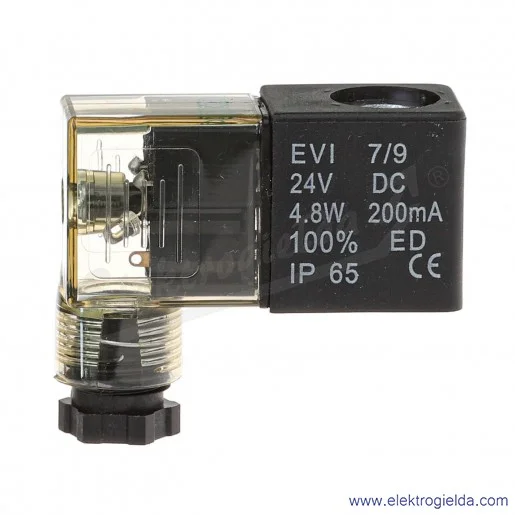 Cewka elektrozaworu 24VDC 4.8W IP65 Cewka elektrozaworu 24VDC 4.8W IP65