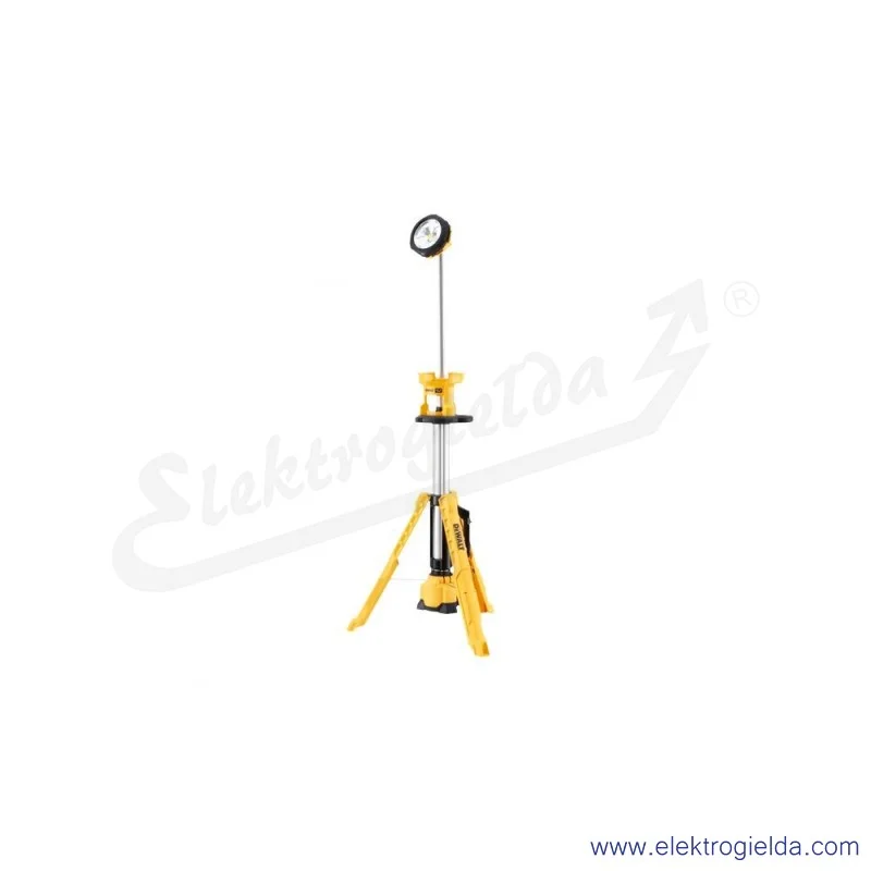 Lampa stojąca DCL079-XJ akumulatorowa 18V XR na trójnogu, 3000lm, IP55, bez akumulatora i ładowarki Lampa stojąca DCL079-XJ akumulatorowa 18V XR na trójnogu, 3000lm, IP55, bez akumulatora i ładowarki