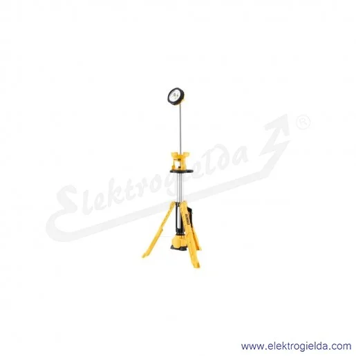 Lampa stojąca DCL079-XJ akumulatorowa 18V XR na trójnogu, 3000lm, IP55, bez akumulatora i ładowarki Lampa stojąca DCL079-XJ akumulatorowa 18V XR na trójnogu, 3000lm, IP55, bez akumulatora i ładowarki