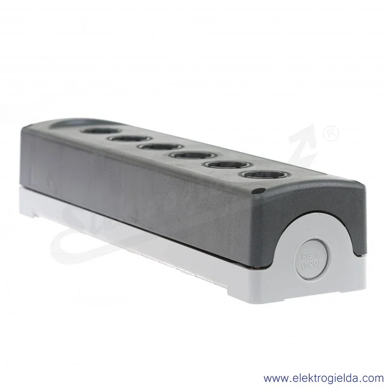 Kaseta pusta 1SFA611816R1000, MEP6-0 6, szara, 6 otworowa, IP66, 75x301mm Kaseta pusta 1SFA611816R1000, MEP6-0 6, szara, 6 otworowa, IP66, 75x301mm