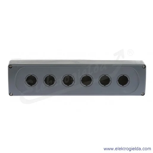 Kaseta pusta 1SFA611816R1000, MEP6-0 6, szara, 6 otworowa, IP66, 75x301mm Kaseta pusta 1SFA611816R1000, MEP6-0 6, szara, 6 otworowa, IP66, 75x301mm