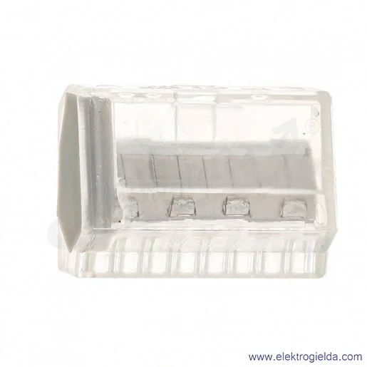 Złączka instalacyjna 273-158 8x1,5mm2 (0,75-1,5mm2) przezroczysta Złączka instalacyjna 273-158 8x1,5mm2 (0,75-1,5mm2) przezroczysta