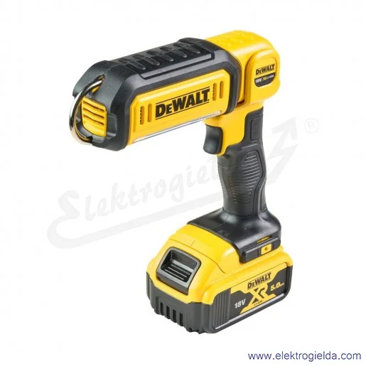 Lampa przegubowa DCL050-XJ warsztatowa akumulatorowa LED, 18V, bez akumulatora i ładowarki Lampa przegubowa DCL050-XJ warsztatowa akumulatorowa LED, 18V, bez akumulatora i ładowarki