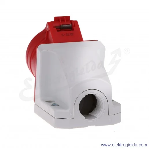 Gniazdo stałe 115-6K 5X16 mała obudowa 16A 4P+N, IP44 Gniazdo stałe 115-6K 5X16 mała obudowa 16A 4P+N, IP44