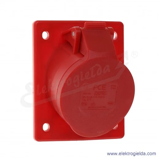 Gniazdo siłowe 415-6 FLEX 5X16A 3P+N+PE tablicowe skośne IP44/5 Gniazdo siłowe 415-6 FLEX 5X16A 3P+N+PE tablicowe skośne IP44/5