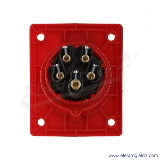 Gniazdo siłowe 415-6 FLEX 5X16A 3P+N+PE tablicowe skośne IP44/5 Gniazdo siłowe 415-6 FLEX 5X16A 3P+N+PE tablicowe skośne IP44/5