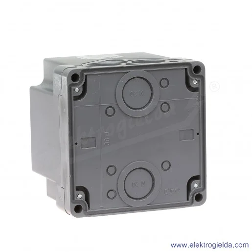 Łącznik krzywkowy ML016.4-RG3/OB 0-1, 4p, 16A żółto-czerwony, z możliwością blokady przez kłódkę, w obudowie Łącznik krzywkowy ML016.4-RG3/OB 0-1, 4p, 16A żółto-czerwony, z możliwością blokady przez kłódkę, w obudowie