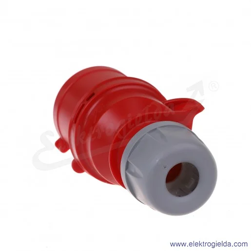 Wtyczka 025-6 5X32 zaciski śrubowe 3P+N, 400V 32A Wtyczka 025-6 5X32 zaciski śrubowe 3P+N, 400V 32A