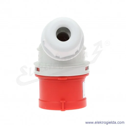Wtyczka przenośna 8015-6 kątowa 16A 5P 400V, IP44 Wtyczka przenośna 8015-6 kątowa 16A 5P 400V, IP44