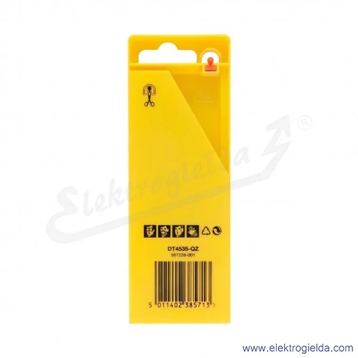 Zestaw wierteł do drewna DT4535-QZ 5 sztuk 4/5/6/8/10mm Zestaw wierteł do drewna DT4535-QZ 5 sztuk 4/5/6/8/10mm