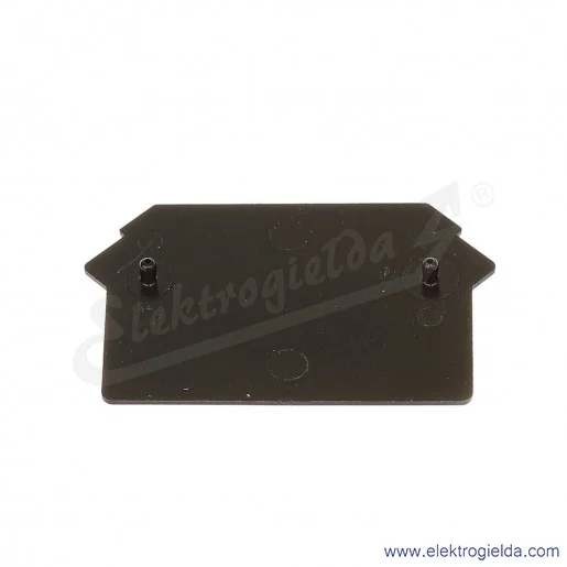 Płytka skrajna A41-8113 PS-N1 czarna, 1mm, do ZUG-2,5..10 Płytka skrajna A41-8113 PS-N1 czarna, 1mm, do ZUG-2,5..10