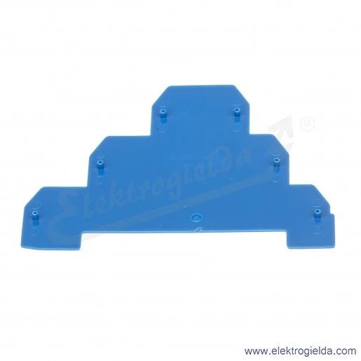 Płytka skrajna A41-7206 PSP-4/3 niebieska, 1mm, do ZG-G/31..36 Płytka skrajna A41-7206 PSP-4/3 niebieska, 1mm, do ZG-G/31..36