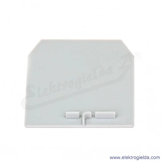 Płytka skrajna A41-0308 PSU-16 szara, 1mm, do ZUG-16 Płytka skrajna A41-0308 PSU-16 szara, 1mm, do ZUG-16