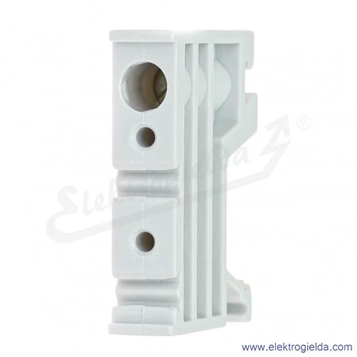 Trzymacz szary A44-1208 KU-1/35 szerokość 10mm, na szynę TS-35 Trzymacz szary A44-1208 KU-1/35 szerokość 10mm, na szynę TS-35