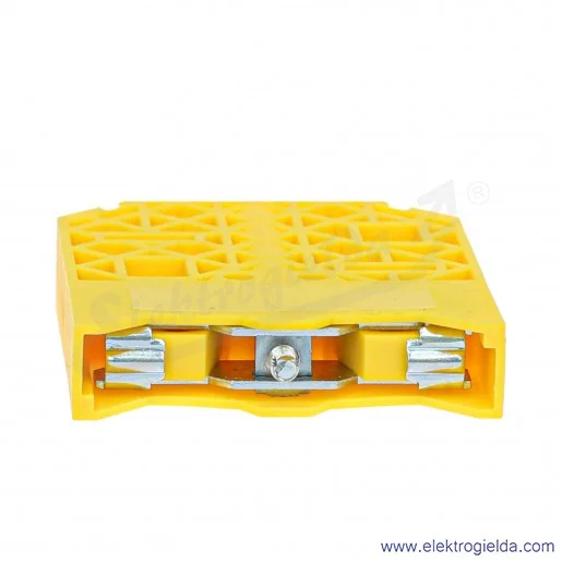 Trzymacz żółty A44-5001 KU-3 szerokość 13mm, na szynę TS-35 Trzymacz żółty A44-5001 KU-3 szerokość 13mm, na szynę TS-35