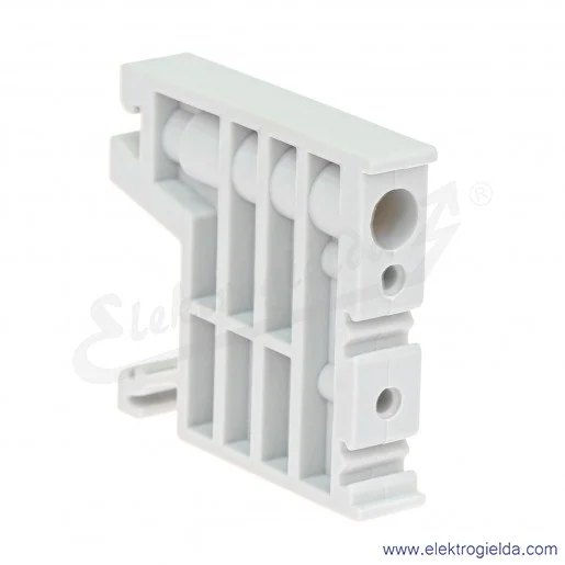 Trzymacz szary A44-2018, KU-2/35, szerokość 10mm, na szynę TS-35 Trzymacz szary A44-2018, KU-2/35, szerokość 10mm, na szynę TS-35