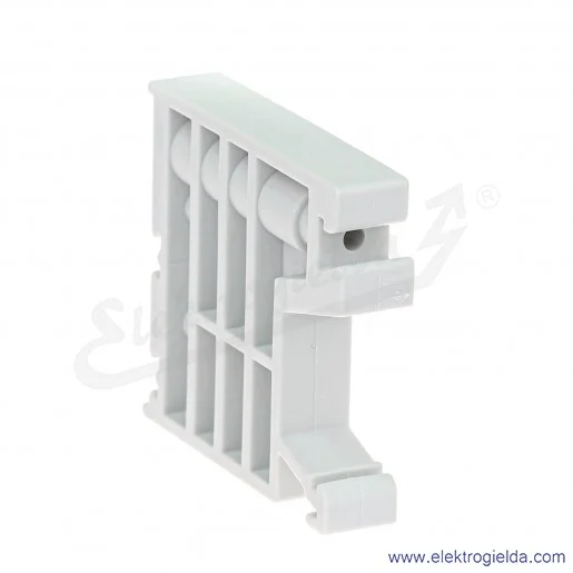 Trzymacz szary A44-2018, KU-2/35, szerokość 10mm, na szynę TS-35 Trzymacz szary A44-2018, KU-2/35, szerokość 10mm, na szynę TS-35