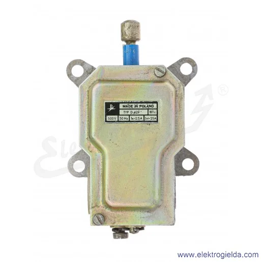 Łącznik krańcowy A37-0000 D-429 NONC, 400VAC 48VDC, 2.5A Łącznik krańcowy A37-0000 D-429 NONC, 400VAC 48VDC, 2.5A