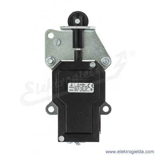Łącznik krańcowy A37-0100 D-429R NONC, 400VAC 48VDC, 2.5A Łącznik krańcowy A37-0100 D-429R NONC, 400VAC 48VDC, 2.5A