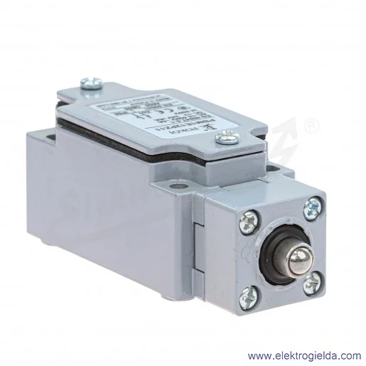 Łącznik krańcowy 37-339 PBM1 E12 PZ11, 1NO+1NC, trzpień z kulką, IP66 Łącznik krańcowy 37-339 PBM1 E12 PZ11, 1NO+1NC, trzpień z kulką, IP66