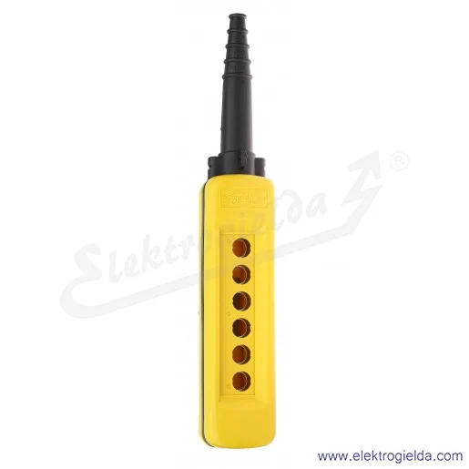 Kaseta suwnicowa XACA06 pusta, 6 otworów fi22mm, IP65 Kaseta suwnicowa XACA06 pusta, 6 otworów fi22mm, IP65