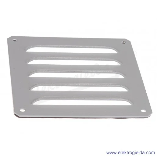 Kratka metalowa NSYCAG104X95LM do wentylacji, szara 120x120mm Kratka metalowa NSYCAG104X95LM do wentylacji, szara 120x120mm